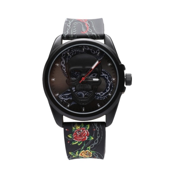 Ed Hardy Multicolor Strap Watch 46MM